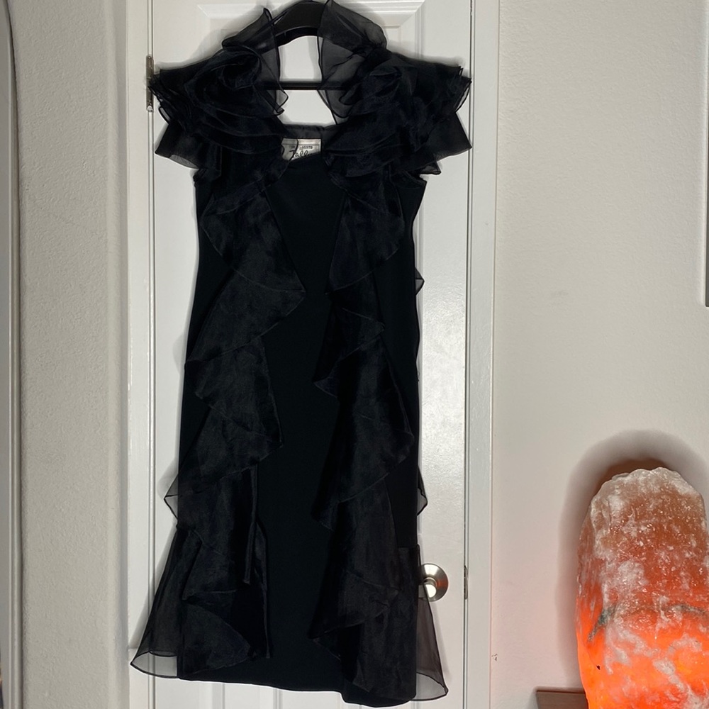 Black vintage dress from The Gilberts for Tally New York. Size 6